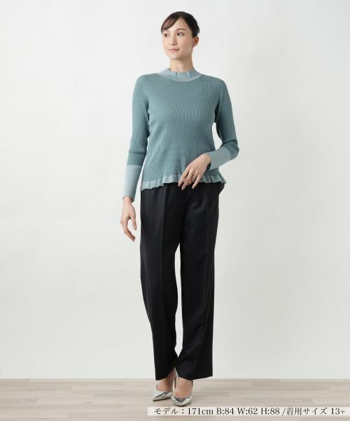 Leilian PLUS HOUSE / レリアンプラスハウス ニット・セーター | 【店舗人気】ストレッチリブインナー | 詳細7