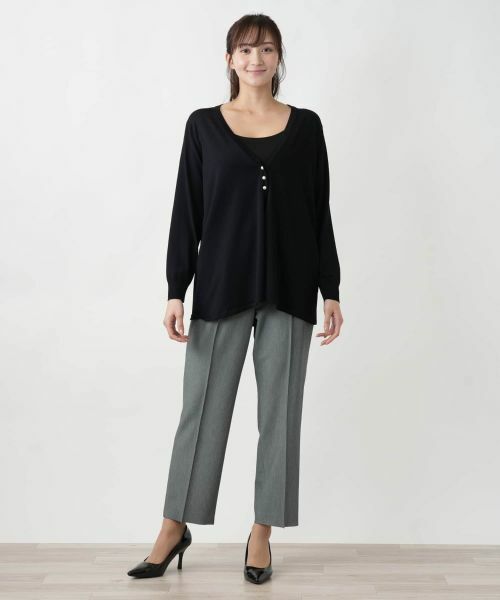 Leilian PLUS HOUSE / レリアンプラスハウス その他パンツ | 【店舗人気】テーパードパンツ【プラス企画】 | 詳細12