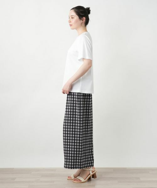 Leilian PLUS HOUSE / レリアンプラスハウス カットソー | 【店舗人気】刺繍クルーネックTシャツ | 詳細5