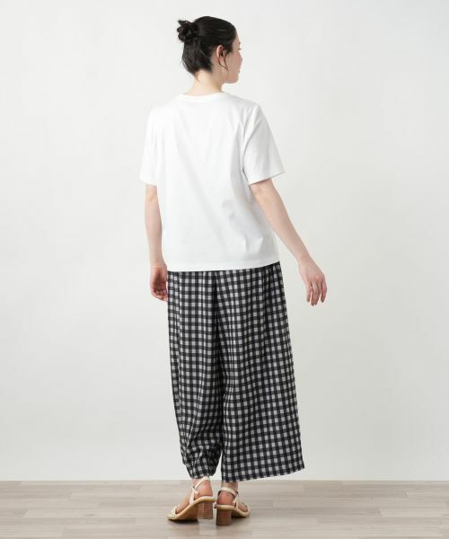 Leilian PLUS HOUSE / レリアンプラスハウス カットソー | 【店舗人気】刺繍クルーネックTシャツ | 詳細6