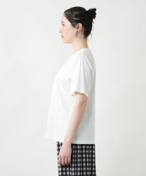 Leilian PLUS HOUSE / レリアンプラスハウス カットソー | 【店舗人気】刺繍クルーネックTシャツ | 詳細8