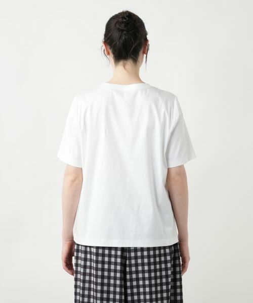 Leilian PLUS HOUSE / レリアンプラスハウス カットソー | 【店舗人気】刺繍クルーネックTシャツ | 詳細9