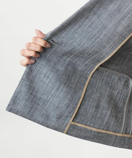 Leilian PLUS HOUSE / レリアンプラスハウス テーラードジャケット | ヘリンボーンジャケット【TEXMODA】 | 詳細12