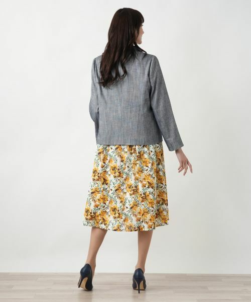 Leilian PLUS HOUSE / レリアンプラスハウス テーラードジャケット | ヘリンボーンジャケット【TEXMODA】 | 詳細3