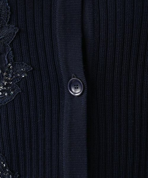 Leilian PLUS HOUSE / レリアンプラスハウス カーディガン・ボレロ | 【店舗人気】フラワーモチーフカーディガン【CORSINI & PROTI】 | 詳細17