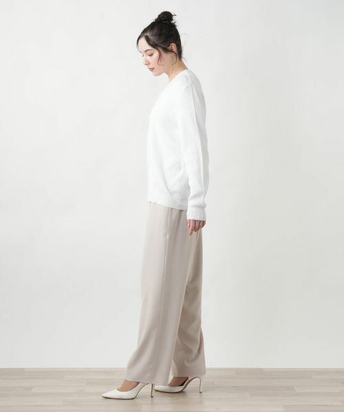 Leilian PLUS HOUSE / レリアンプラスハウス カーディガン・ボレロ | 【店舗人気】フラワーモチーフカーディガン【CORSINI & PROTI】 | 詳細2