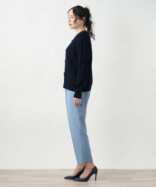 Leilian PLUS HOUSE / レリアンプラスハウス カーディガン・ボレロ | 【店舗人気】フラワーモチーフカーディガン【CORSINI & PROTI】 | 詳細8