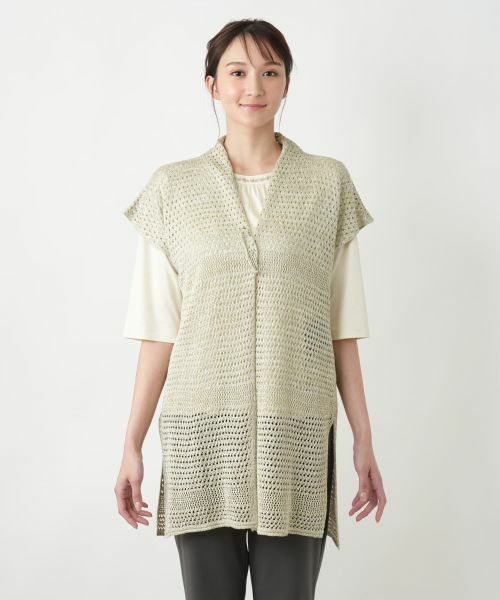 Leilian PLUS HOUSE / レリアンプラスハウス テーラードジャケット | 【店舗人気】ラメニットベスト【CINZIA CALDI】 | 詳細11