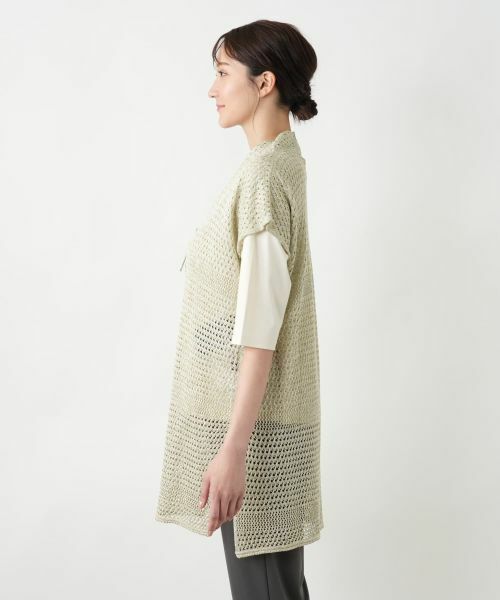 Leilian PLUS HOUSE / レリアンプラスハウス テーラードジャケット | 【店舗人気】ラメニットベスト【CINZIA CALDI】 | 詳細12