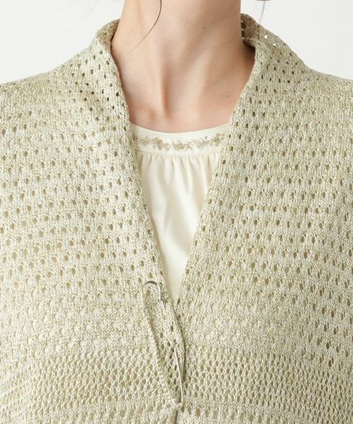 Leilian PLUS HOUSE / レリアンプラスハウス テーラードジャケット | 【店舗人気】ラメニットベスト【CINZIA CALDI】 | 詳細14