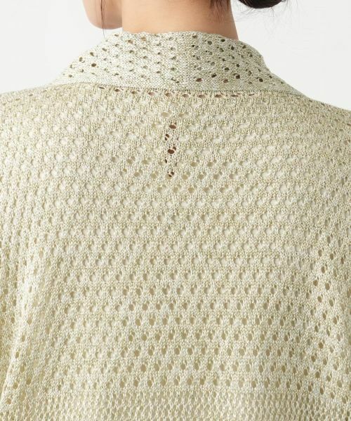 Leilian PLUS HOUSE / レリアンプラスハウス テーラードジャケット | 【店舗人気】ラメニットベスト【CINZIA CALDI】 | 詳細15