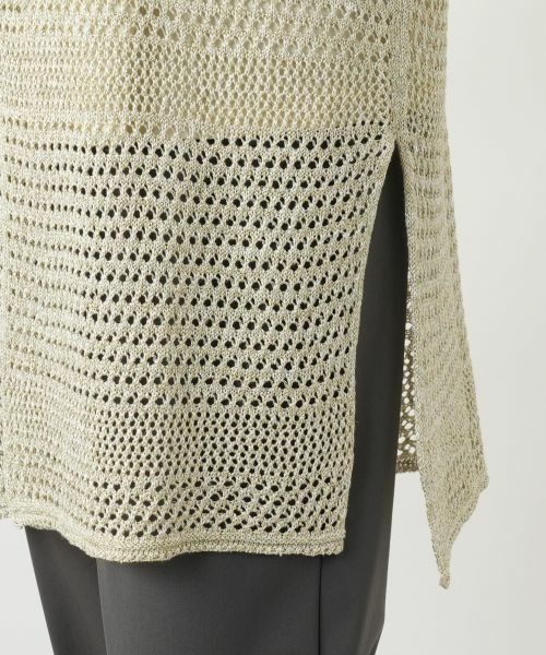 Leilian PLUS HOUSE / レリアンプラスハウス テーラードジャケット | 【店舗人気】ラメニットベスト【CINZIA CALDI】 | 詳細17