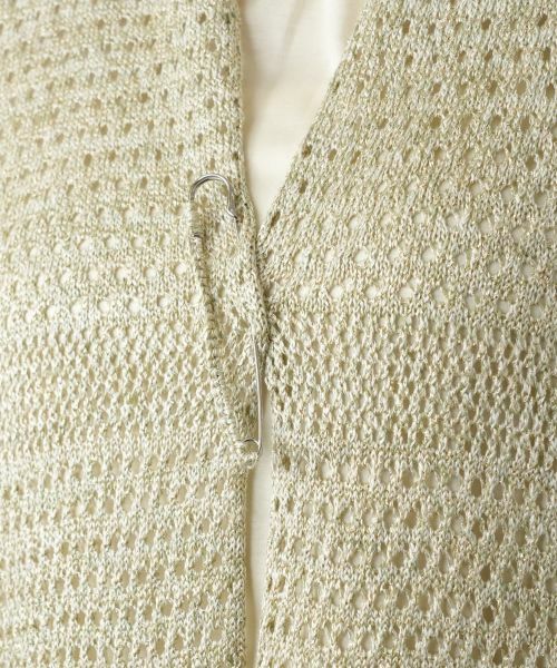 Leilian PLUS HOUSE / レリアンプラスハウス テーラードジャケット | 【店舗人気】ラメニットベスト【CINZIA CALDI】 | 詳細18