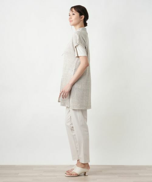 Leilian PLUS HOUSE / レリアンプラスハウス テーラードジャケット | 【店舗人気】ラメニットベスト【CINZIA CALDI】 | 詳細2