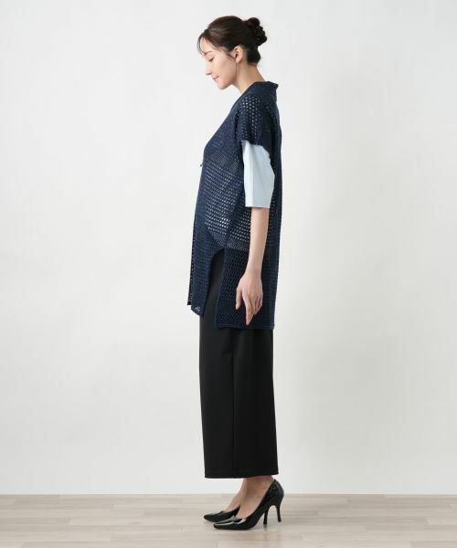 Leilian PLUS HOUSE / レリアンプラスハウス テーラードジャケット | 【店舗人気】ラメニットベスト【CINZIA CALDI】 | 詳細5