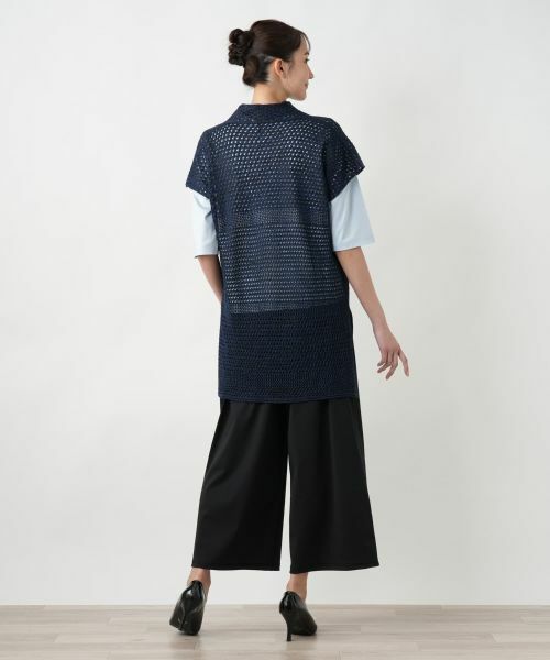 Leilian PLUS HOUSE / レリアンプラスハウス テーラードジャケット | 【店舗人気】ラメニットベスト【CINZIA CALDI】 | 詳細6