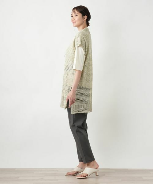 Leilian PLUS HOUSE / レリアンプラスハウス テーラードジャケット | 【店舗人気】ラメニットベスト【CINZIA CALDI】 | 詳細8