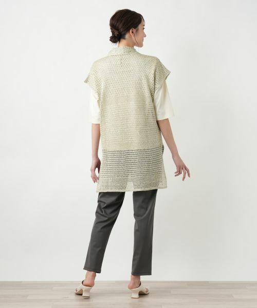 Leilian PLUS HOUSE / レリアンプラスハウス テーラードジャケット | 【店舗人気】ラメニットベスト【CINZIA CALDI】 | 詳細9