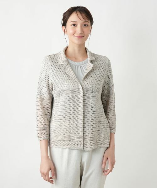 Leilian PLUS HOUSE / レリアンプラスハウス カーディガン・ボレロ | 【店舗人気】ラメニットカーディガン【CINZIA CALDI】 | 詳細10