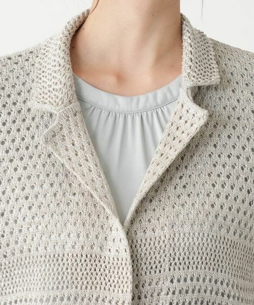 Leilian PLUS HOUSE / レリアンプラスハウス カーディガン・ボレロ | 【店舗人気】ラメニットカーディガン【CINZIA CALDI】 | 詳細13