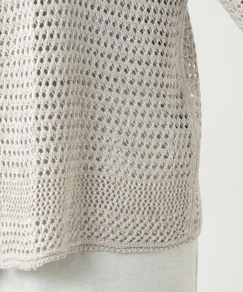 Leilian PLUS HOUSE / レリアンプラスハウス カーディガン・ボレロ | 【店舗人気】ラメニットカーディガン【CINZIA CALDI】 | 詳細16