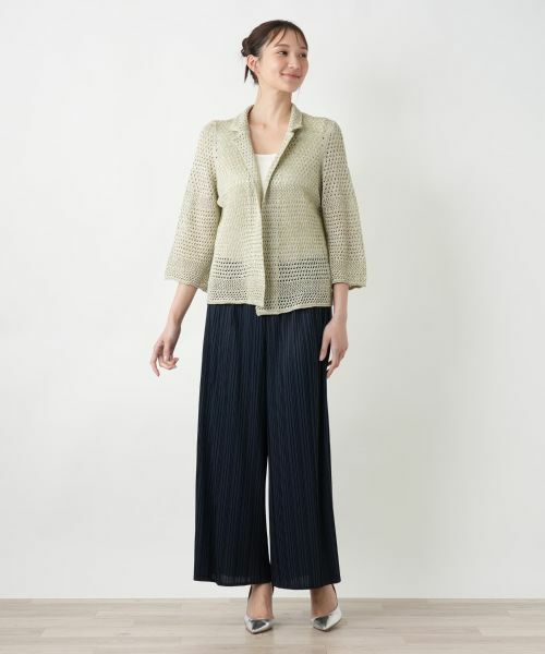 Leilian PLUS HOUSE / レリアンプラスハウス カーディガン・ボレロ | 【店舗人気】ラメニットカーディガン【CINZIA CALDI】 | 詳細4