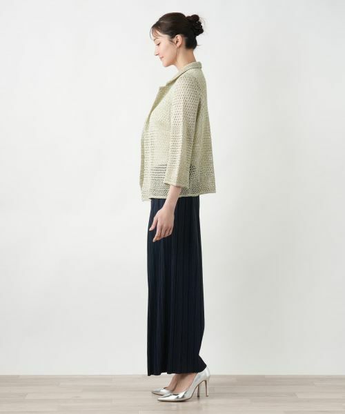 Leilian PLUS HOUSE / レリアンプラスハウス カーディガン・ボレロ | 【店舗人気】ラメニットカーディガン【CINZIA CALDI】 | 詳細5