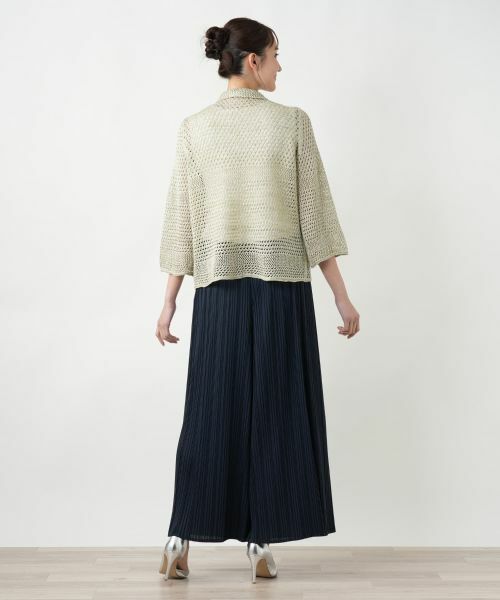 Leilian PLUS HOUSE / レリアンプラスハウス カーディガン・ボレロ | 【店舗人気】ラメニットカーディガン【CINZIA CALDI】 | 詳細6