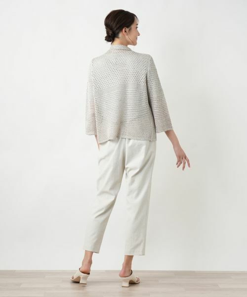 Leilian PLUS HOUSE / レリアンプラスハウス カーディガン・ボレロ | 【店舗人気】ラメニットカーディガン【CINZIA CALDI】 | 詳細9