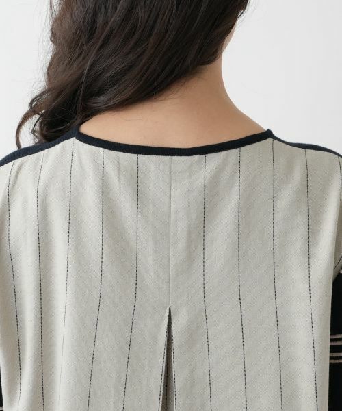 Leilian PLUS HOUSE / レリアンプラスハウス ニット・セーター | 【店舗人気】異素材切替ニット【CINZIA CALDI】 | 詳細11