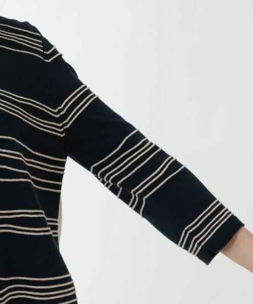 Leilian PLUS HOUSE / レリアンプラスハウス ニット・セーター | 【店舗人気】異素材切替ニット【CINZIA CALDI】 | 詳細12