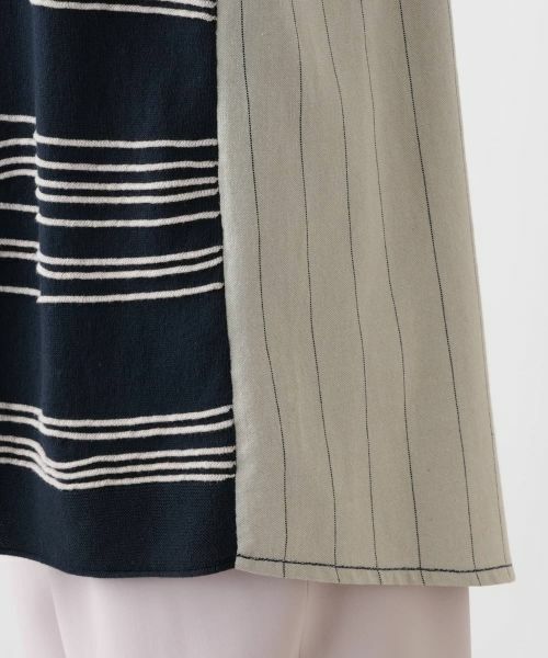 Leilian PLUS HOUSE / レリアンプラスハウス ニット・セーター | 【店舗人気】異素材切替ニット【CINZIA CALDI】 | 詳細14