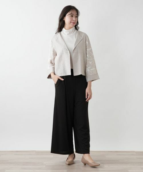 Leilian PLUS HOUSE / レリアンプラスハウス テーラードジャケット | 【店舗人気】ショートジャケット【CINZIA CALDI】 | 詳細1