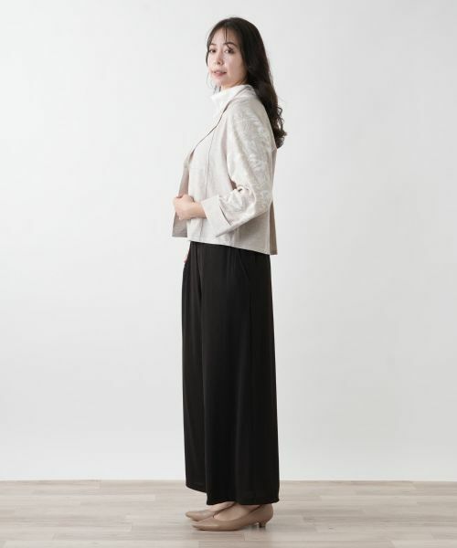 Leilian PLUS HOUSE / レリアンプラスハウス テーラードジャケット | 【店舗人気】ショートジャケット【CINZIA CALDI】 | 詳細2