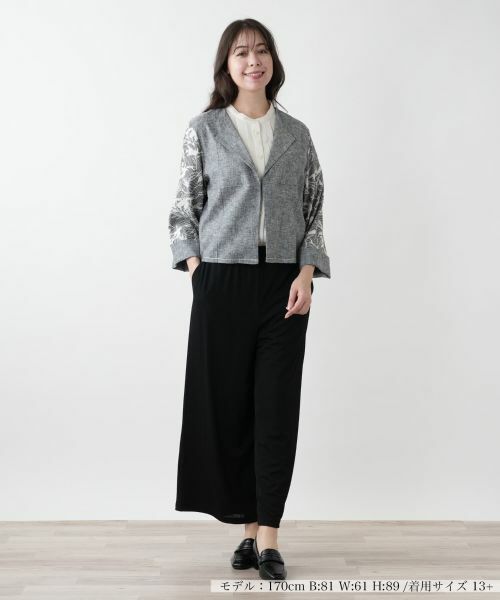 Leilian PLUS HOUSE / レリアンプラスハウス テーラードジャケット | 【店舗人気】ショートジャケット【CINZIA CALDI】 | 詳細4