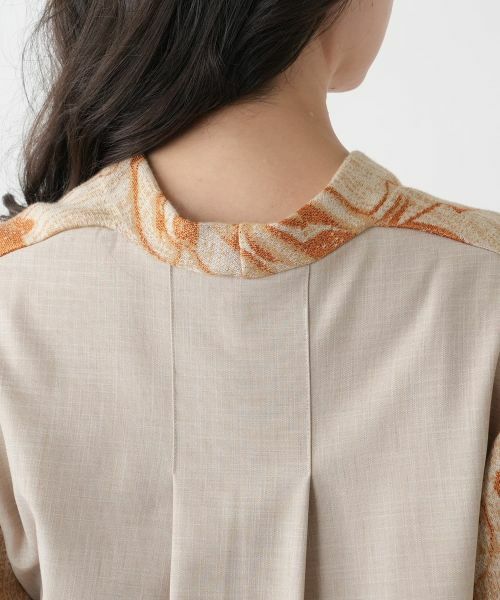 Leilian PLUS HOUSE / レリアンプラスハウス テーラードジャケット | ボタニカル柄ジャケット【CINZIA CALDI】 | 詳細11