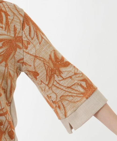 Leilian PLUS HOUSE / レリアンプラスハウス テーラードジャケット | ボタニカル柄ジャケット【CINZIA CALDI】 | 詳細12