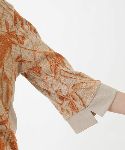 Leilian PLUS HOUSE / レリアンプラスハウス テーラードジャケット | ボタニカル柄ジャケット【CINZIA CALDI】 | 詳細13