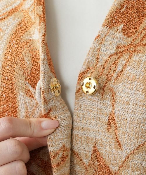 Leilian PLUS HOUSE / レリアンプラスハウス テーラードジャケット | ボタニカル柄ジャケット【CINZIA CALDI】 | 詳細14