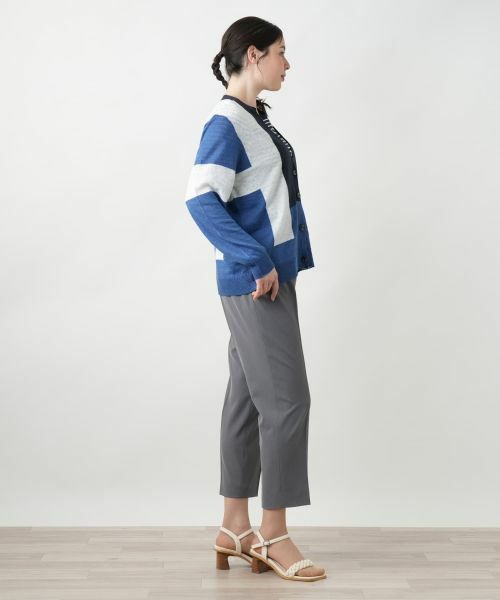 Leilian PLUS HOUSE / レリアンプラスハウス カーディガン・ボレロ | カラーブロックカーディガン【HAND】 | 詳細13