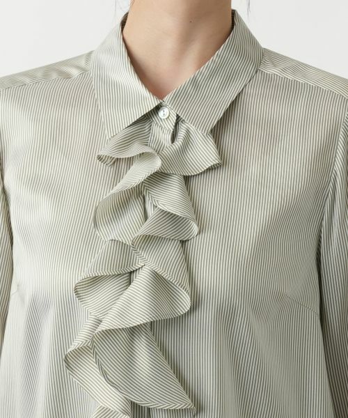 Leilian PLUS HOUSE / レリアンプラスハウス シャツ・ブラウス | フリルデザインブラウス | 詳細10