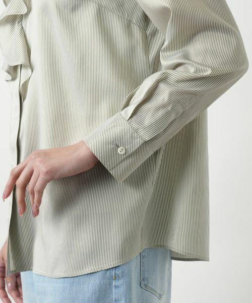 Leilian PLUS HOUSE / レリアンプラスハウス シャツ・ブラウス | フリルデザインブラウス | 詳細12