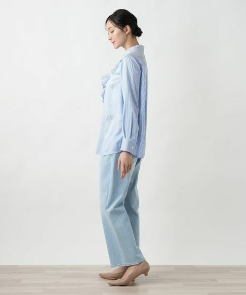 Leilian PLUS HOUSE / レリアンプラスハウス シャツ・ブラウス | フリルデザインブラウス | 詳細2