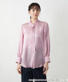 Leilian PLUS HOUSE / レリアンプラスハウス シャツ・ブラウス | 【店舗人気】ボウタイブラウス【BOURGE】