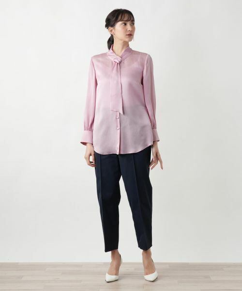 Leilian PLUS HOUSE / レリアンプラスハウス シャツ・ブラウス | 【店舗人気】ボウタイブラウス【BOURGE】 | 詳細1