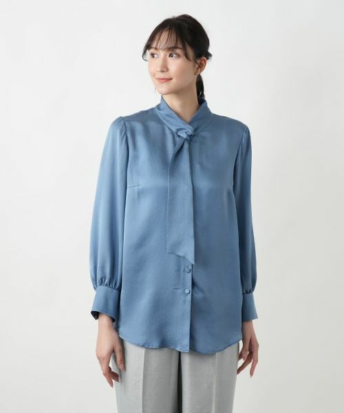 Leilian PLUS HOUSE / レリアンプラスハウス シャツ・ブラウス | 【店舗人気】ボウタイブラウス【BOURGE】 | 詳細7