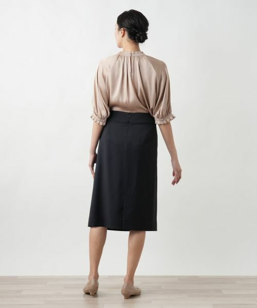 Leilian PLUS HOUSE / レリアンプラスハウス ミニ・ひざ丈スカート | 【店舗人気】タイトミディスカート | 詳細3