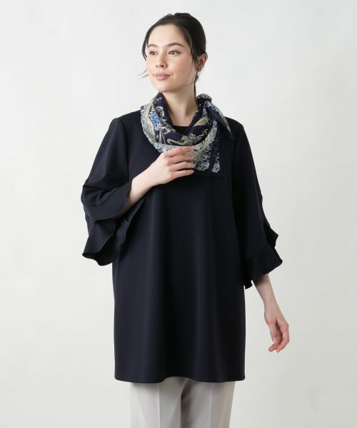 Leilian PLUS HOUSE / レリアンプラスハウス バンダナ・スカーフ | 【店舗人気】プリントスカーフ【RATTI】 | 詳細1