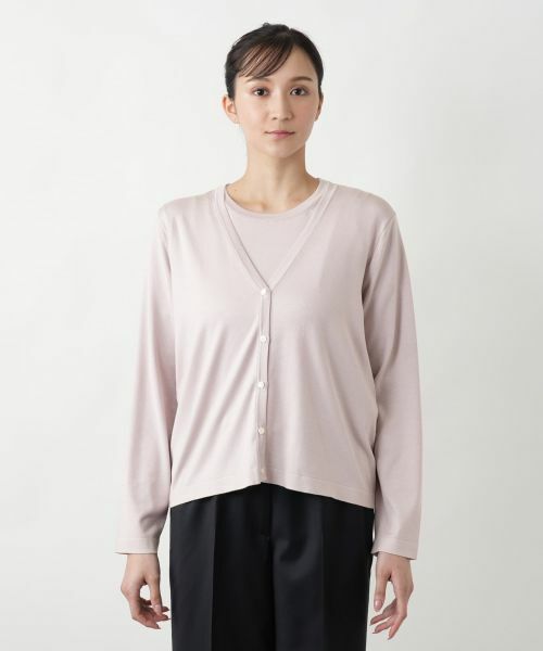 Leilian PLUS HOUSE / レリアンプラスハウス カーディガン・ボレロ | 【店舗人気】Vネックカーディガン【BOURGE】【BOURGE】 | 詳細10