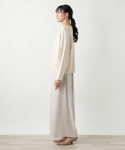 Leilian PLUS HOUSE / レリアンプラスハウス カーディガン・ボレロ | 【店舗人気】Vネックカーディガン【BOURGE】【BOURGE】 | 詳細2